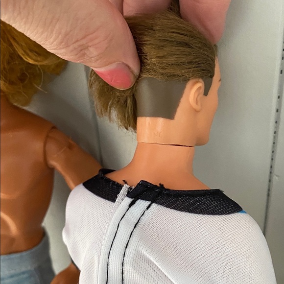 1968 Mattel Ken Doll LOT Life Guard & Surfer with Real Hair Barbie Friend - Picture 7 of 11